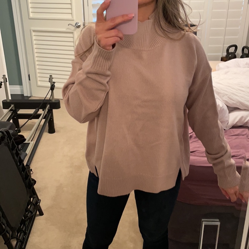 J.OA. Open back pull over sweater
